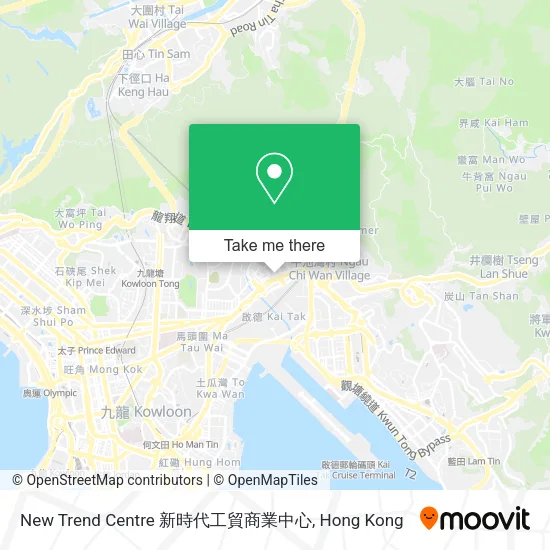 New Trend Centre 新時代工貿商業中心地圖