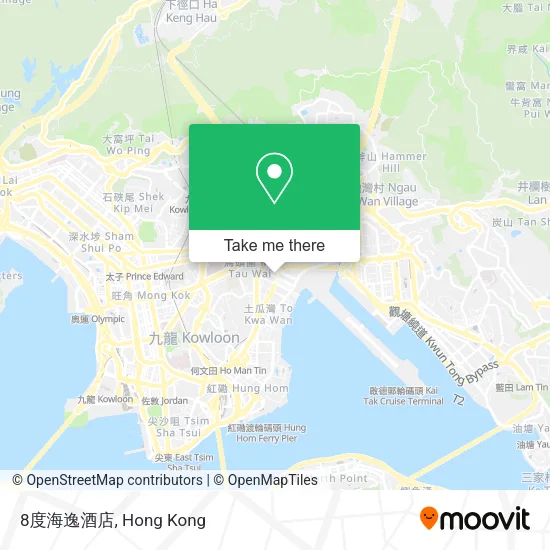 8度海逸酒店 map