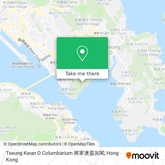 Tseung Kwan O Columbarium 將軍澳靈灰閣 map