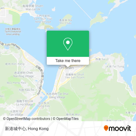 新港城中心地圖
