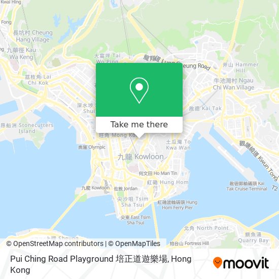 Pui Ching Road Playground 培正道遊樂場地圖