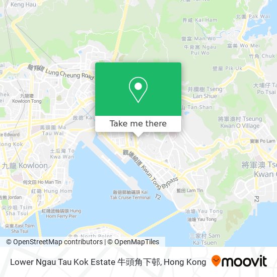 Lower Ngau Tau Kok Estate 牛頭角下邨 map