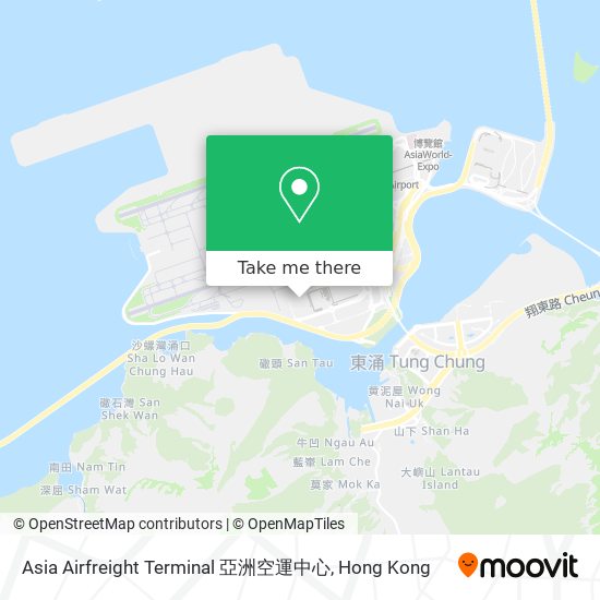 Asia Airfreight Terminal 亞洲空運中心 map