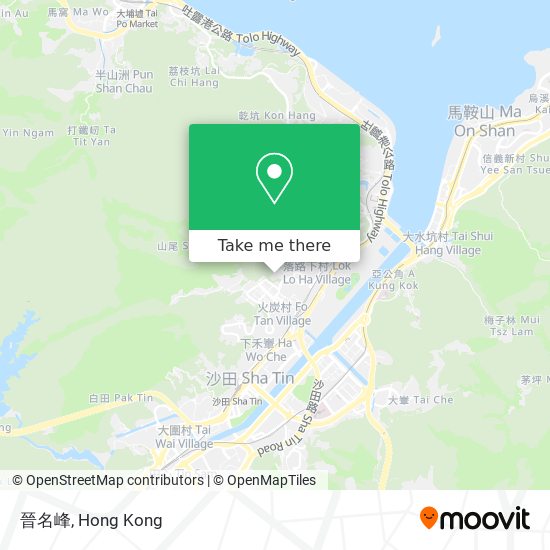 晉名峰 map