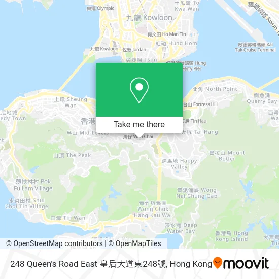248 Queen's Road East 皇后大道東248號地圖