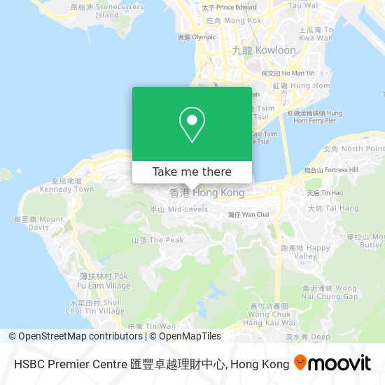 HSBC Premier Centre 匯豐卓越理財中心 map
