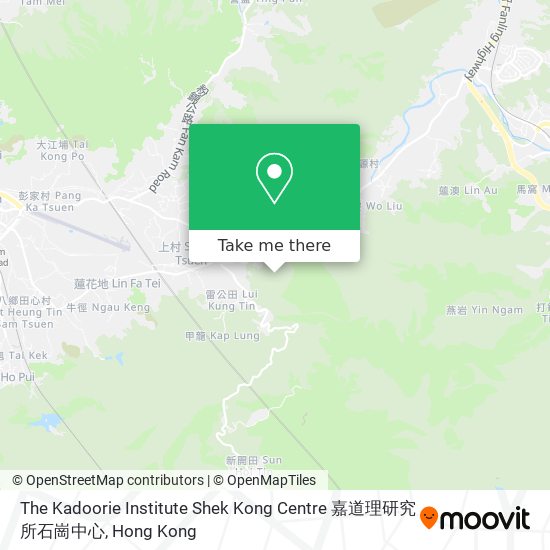 The Kadoorie Institute Shek Kong Centre 嘉道理研究所石崗中心 map