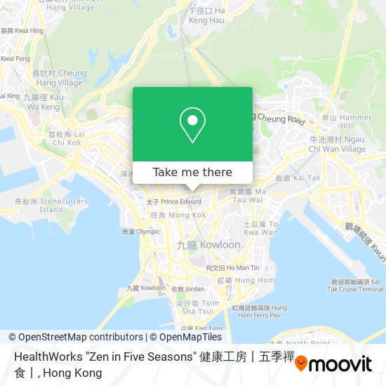 HealthWorks "Zen in Five Seasons" 健康工房丨五季禪食丨 map