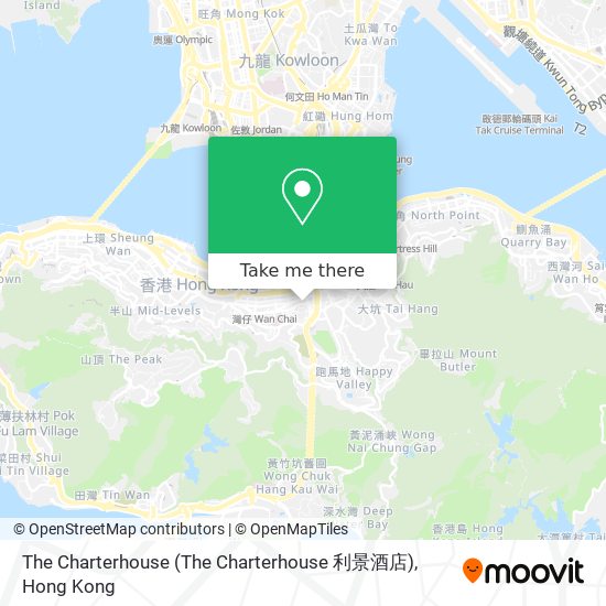 The Charterhouse (The Charterhouse 利景酒店) map
