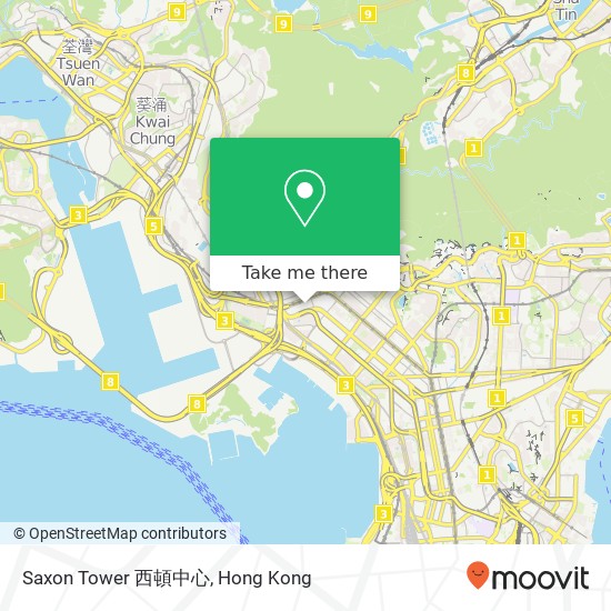 Saxon Tower 西頓中心 map