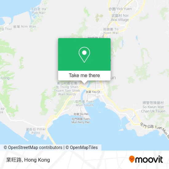業旺路 map