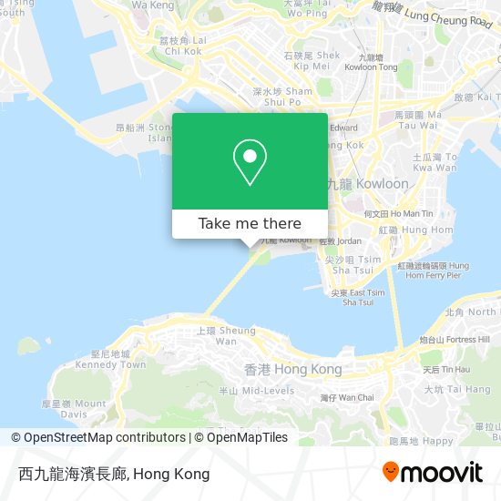 西九龍海濱長廊 map