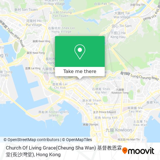 Church Of Living Grace(Cheung Sha Wan) 基督教恩霖堂(長沙灣堂) map