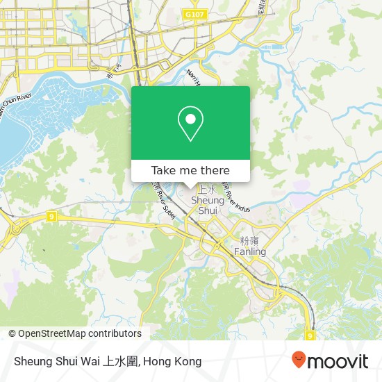 Sheung Shui Wai 上水圍地圖