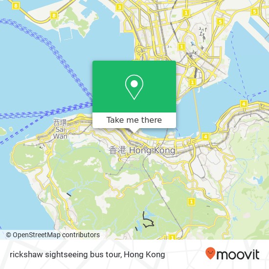 rickshaw sightseeing bus tour map