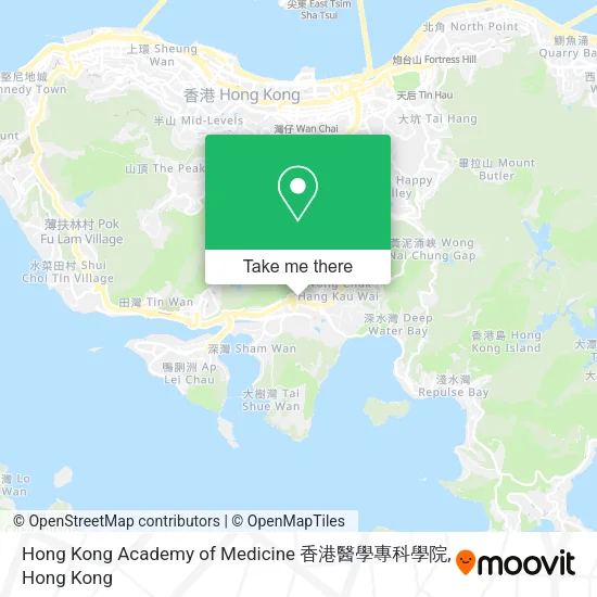 Hong Kong Academy of Medicine 香港醫學專科學院 map
