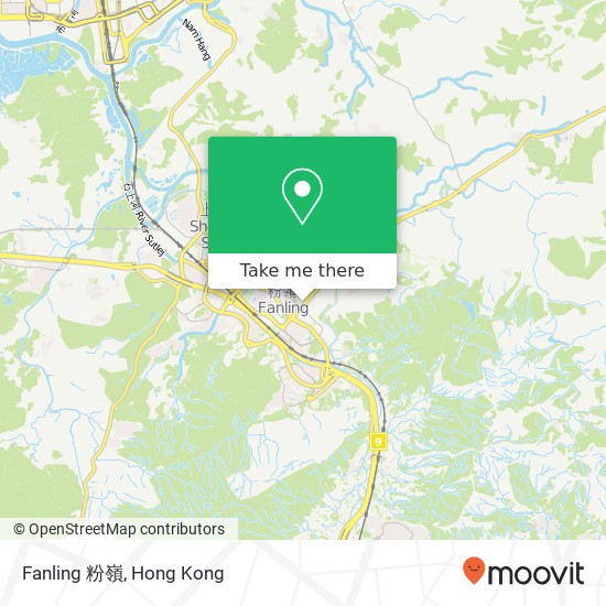 Fanling 粉嶺 map