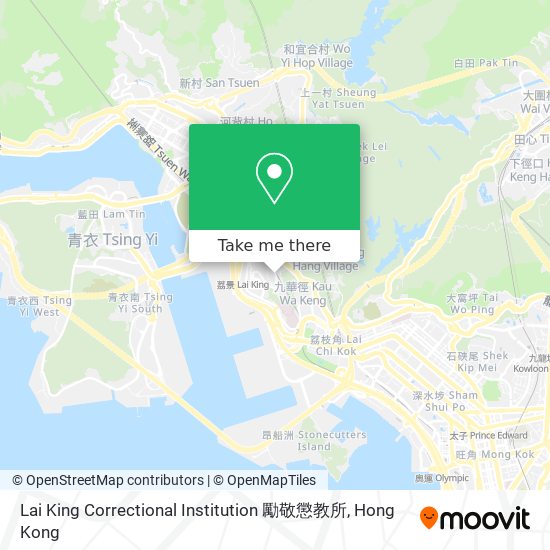 Lai King Correctional Institution 勵敬懲教所 map