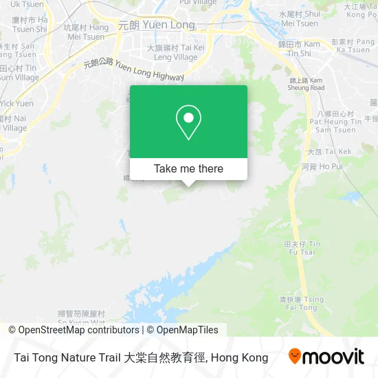 Tai Tong Nature Trail 大棠自然教育徑 map