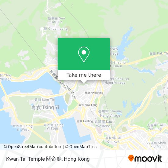 Kwan Tai Temple 關帝廟 map