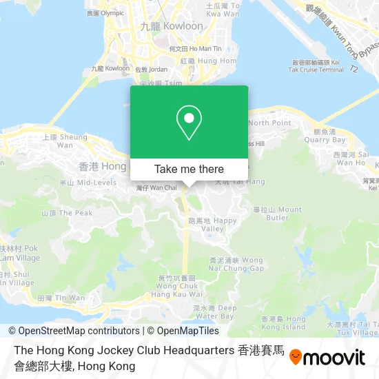The Hong Kong Jockey Club Headquarters 香港賽馬會總部大樓地圖