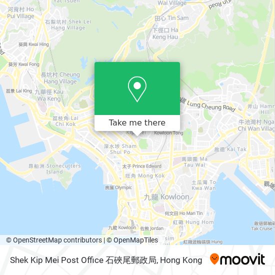 Shek Kip Mei Post Office 石硤尾郵政局地圖