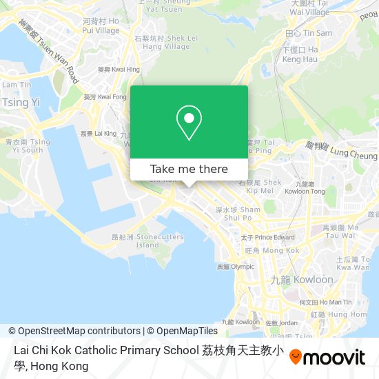 Lai Chi Kok Catholic Primary School 荔枝角天主教小學 map