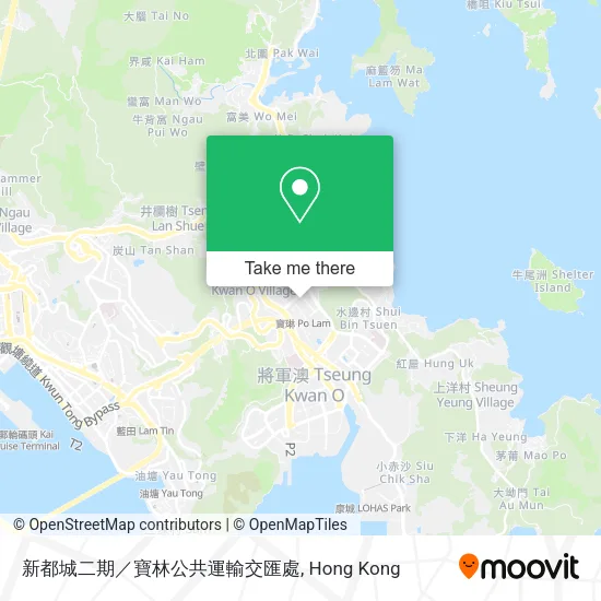 新都城二期／寶林公共運輸交匯處地圖