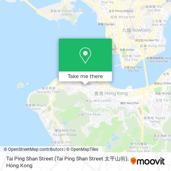 Tai Ping Shan Street map