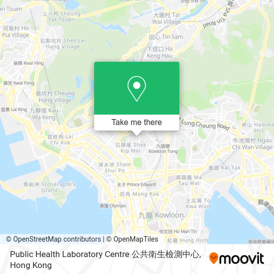 Public Health Laboratory Centre 公共衛生檢測中心 map