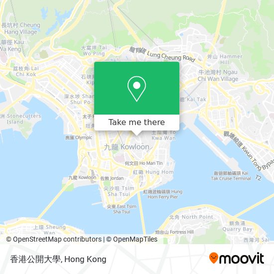 香港公開大學 map