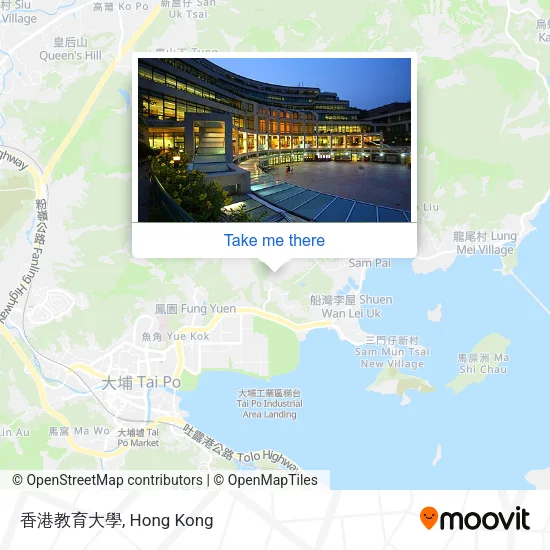 香港教育大學地圖