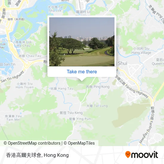 香港高爾夫球會 map