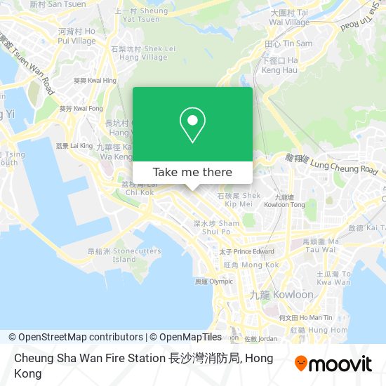 Cheung Sha Wan Fire Station 長沙灣消防局 map