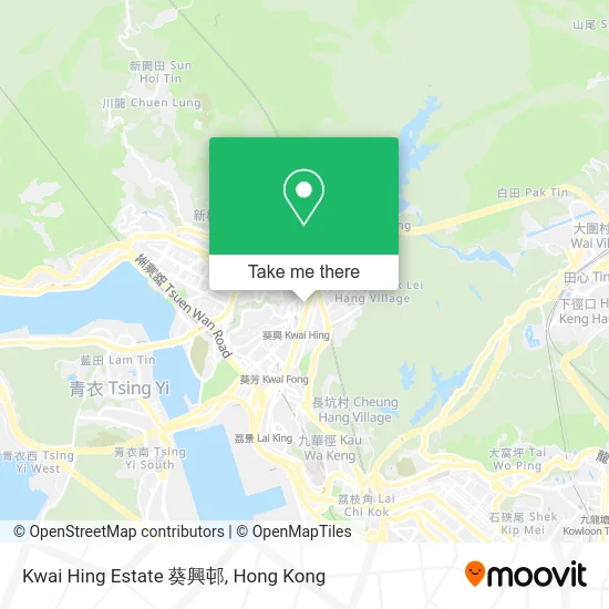 Kwai Hing Estate 葵興邨 map