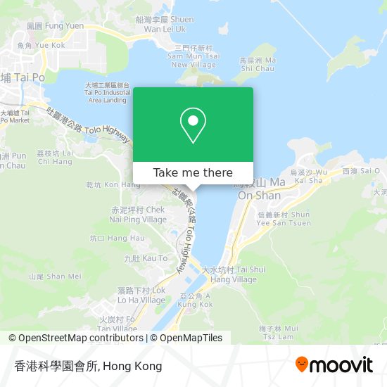 香港科學園會所 map