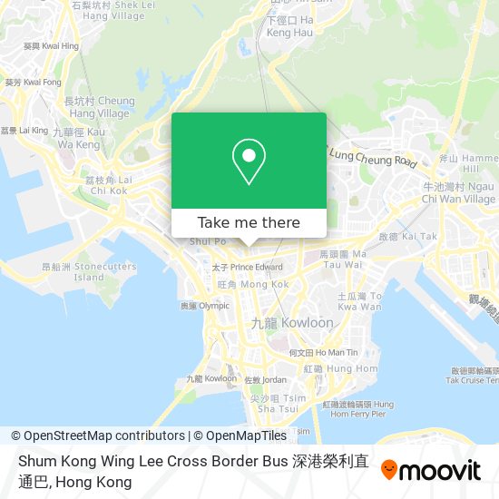 Shum Kong Wing Lee Cross Border Bus 深港榮利直通巴 map