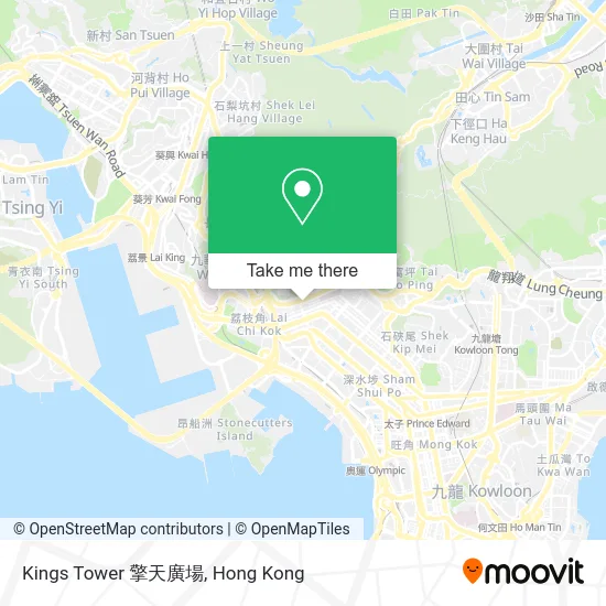 Kings Tower 擎天廣場 map