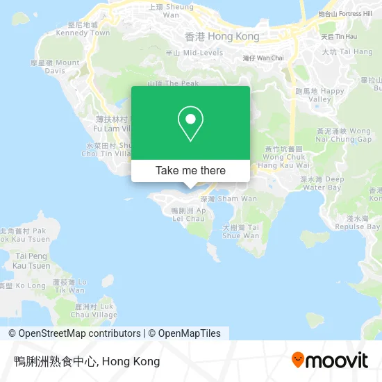 鴨脷洲熟食中心地圖