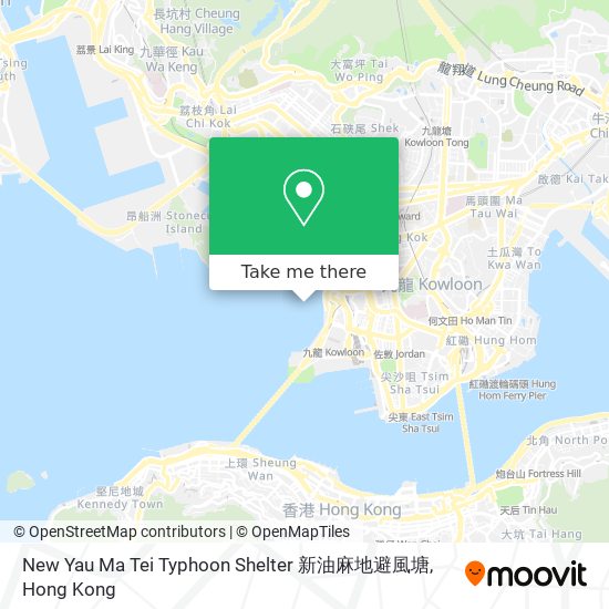 New Yau Ma Tei Typhoon Shelter 新油麻地避風塘 map