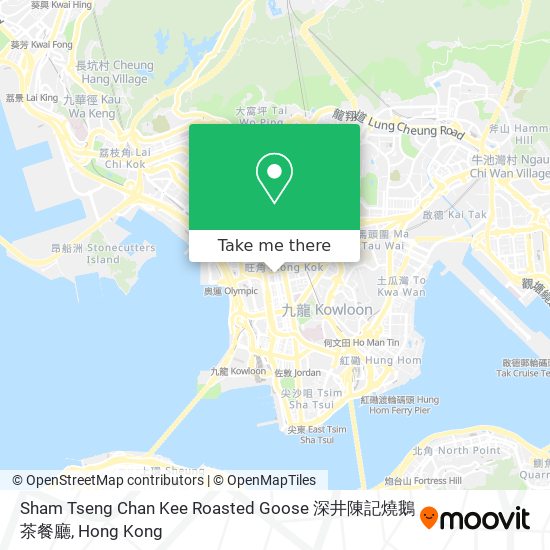 Sham Tseng Chan Kee Roasted Goose 深井陳記燒鵝茶餐廳 map