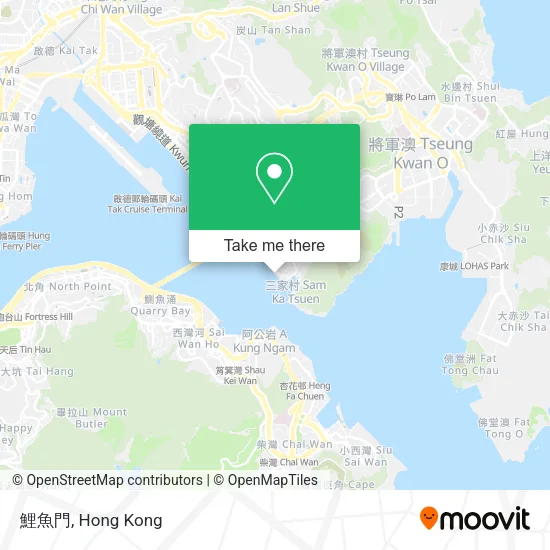 鯉魚門地圖