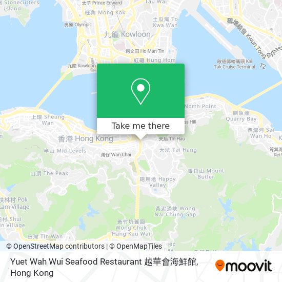 Yuet Wah Wui Seafood Restaurant 越華會海鮮館 map