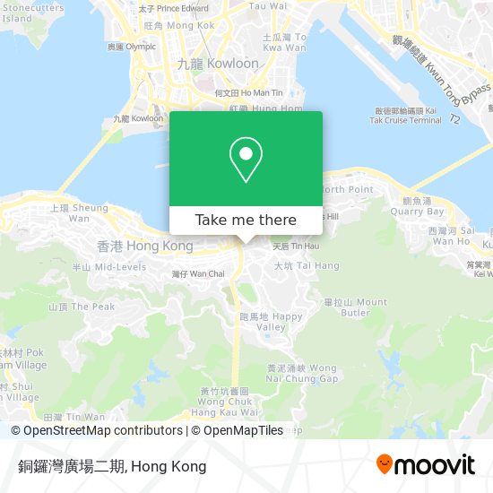 銅鑼灣廣場二期 map