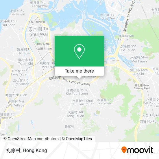 礼修村地圖