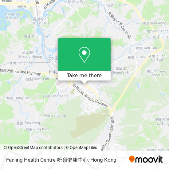 Fanling Health Centre 粉嶺健康中心 map
