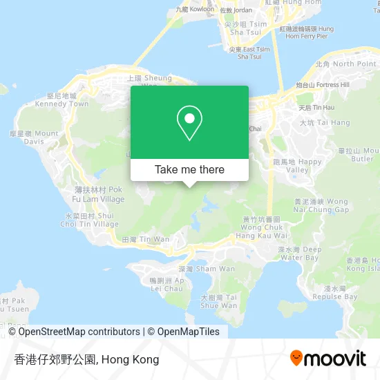 香港仔郊野公園地圖