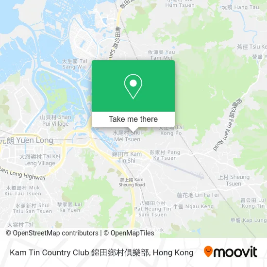 Kam Tin Country Club 錦田鄉村俱樂部 map