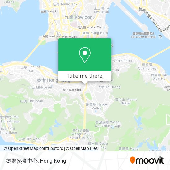 鵝頸熟食中心 map