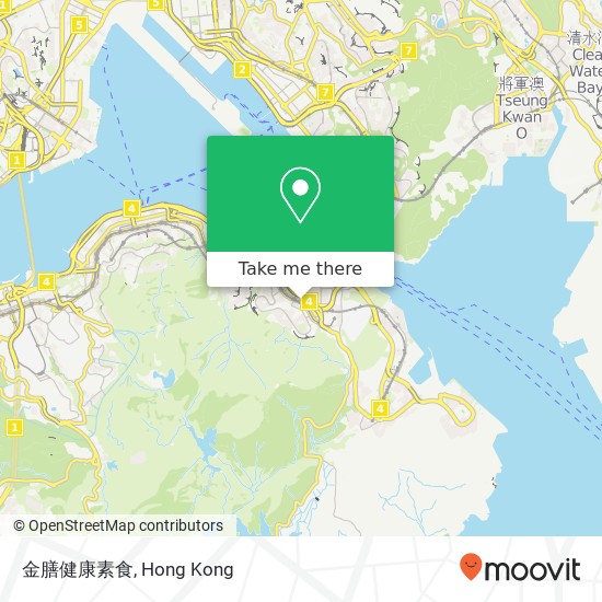 金膳健康素食 map